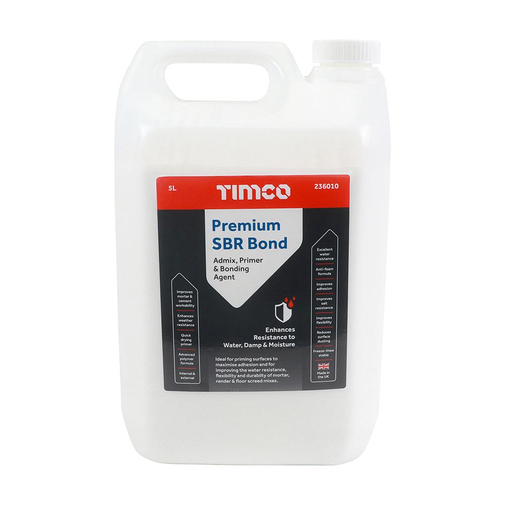 Premium SBR Bond - Quality Latex Based Primer, Admixture & Bonding Agent - 5L