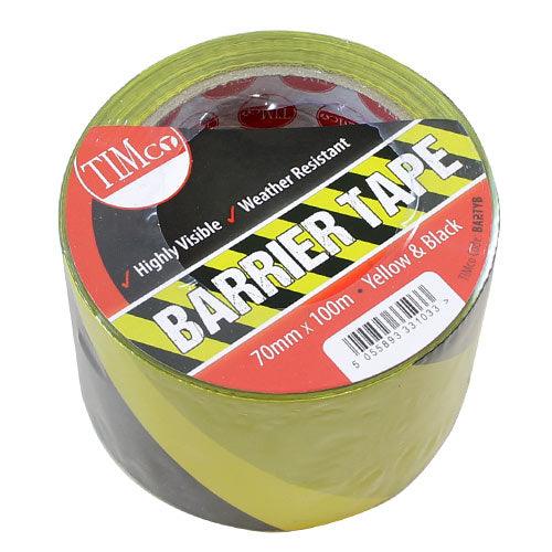 Barrier Tape Black & Yellow - 0