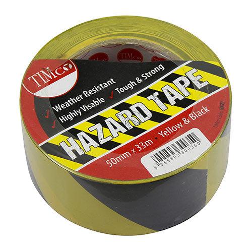 Hazard Tape Yellow & Black