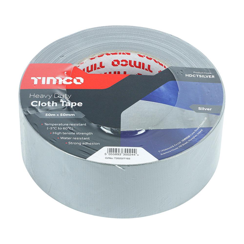 Heavy Duty Cloth Tape Silver