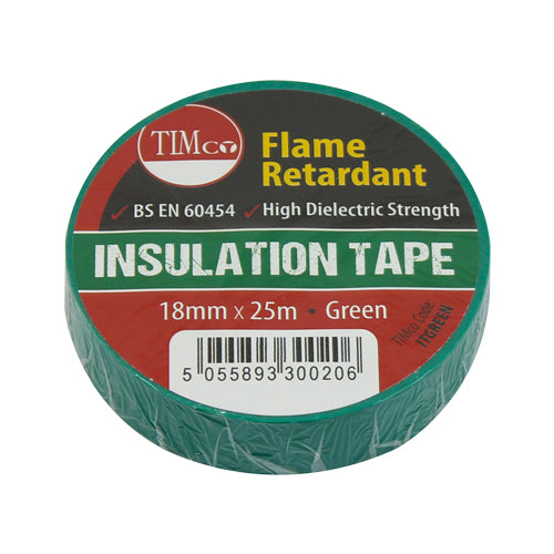 PVC Insulation Tape Green