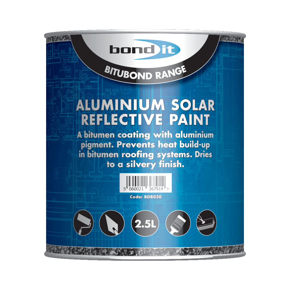 Aluminium Solar Reflective Paint - Solar reflective paint for roofs