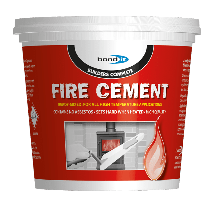 A Thick Heat Resistant Fire Cement with Paste Consistency Bond-It