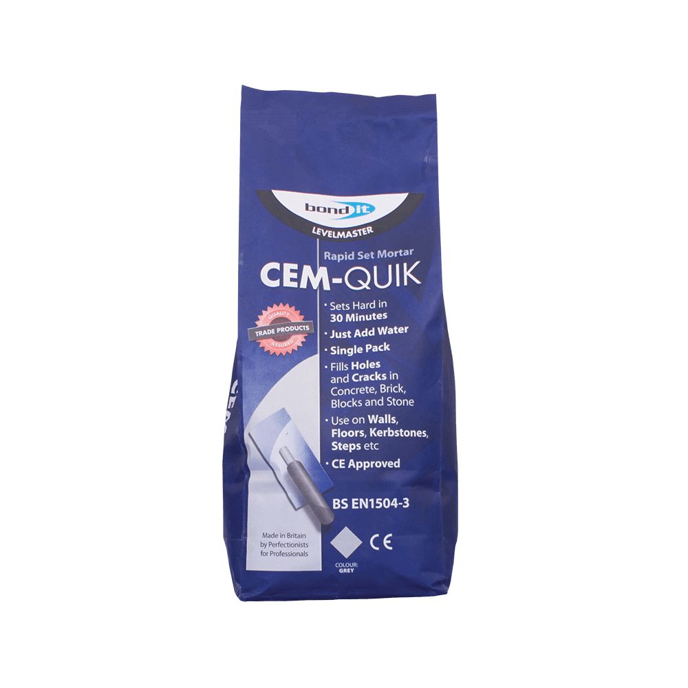 Level-Master Cem-Quik Cement for Internal and External Repairs Bond-It