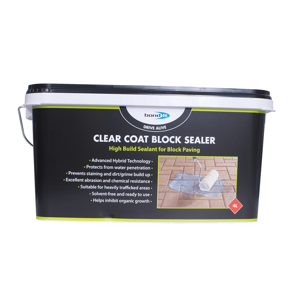 Clear Coat Block Sealer for Block Paving, Paths and Driveways Bond-It