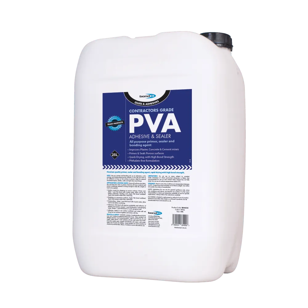 All Purpose Contractors PVA Adhesive & Sealer Bond-It