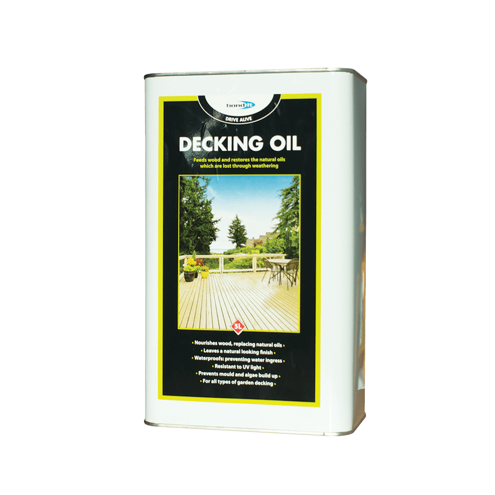 Bond-It Clear Decking Oil for Treating Old and New Decking Boards Bond-It