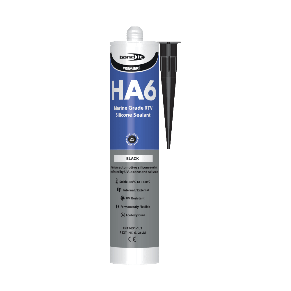 HA6 RTV Non-Shrinking Marine Quality Silicone Sealant Bond-It