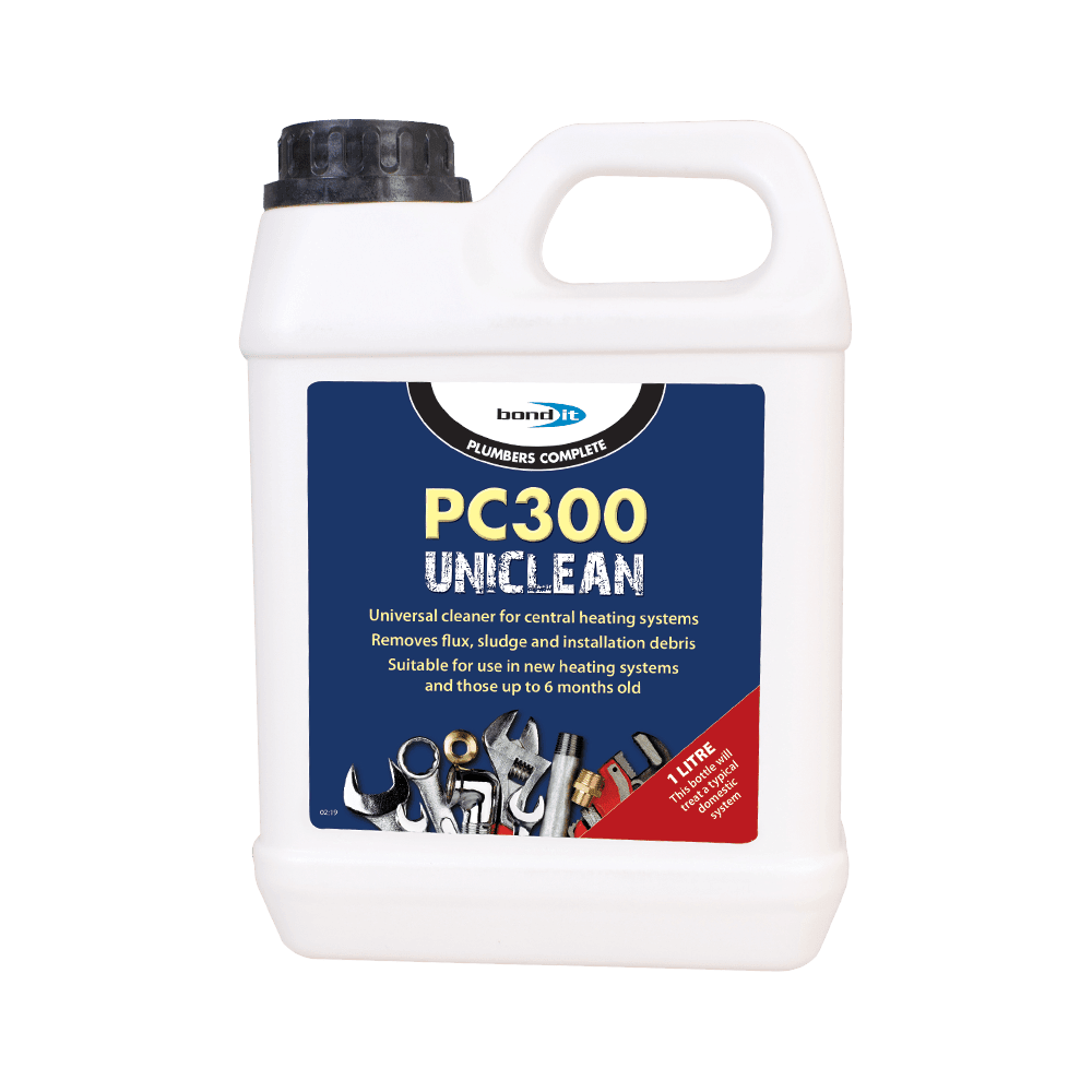 PC300 Powerful Universal Cleaner for New Central Heating Systems Bond-It