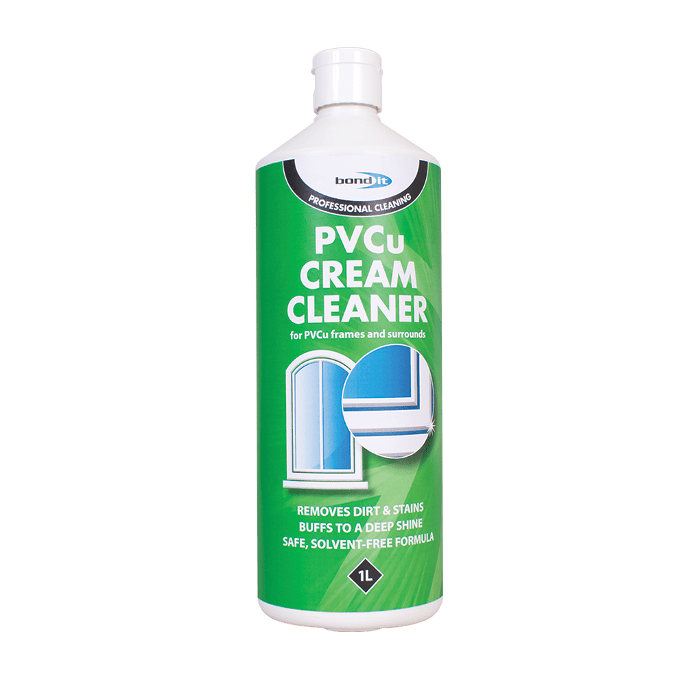 PVCu Cream Cleaner for PVCu Frames, Claddings and Trims - Removes Dirt and Stains Bond-It