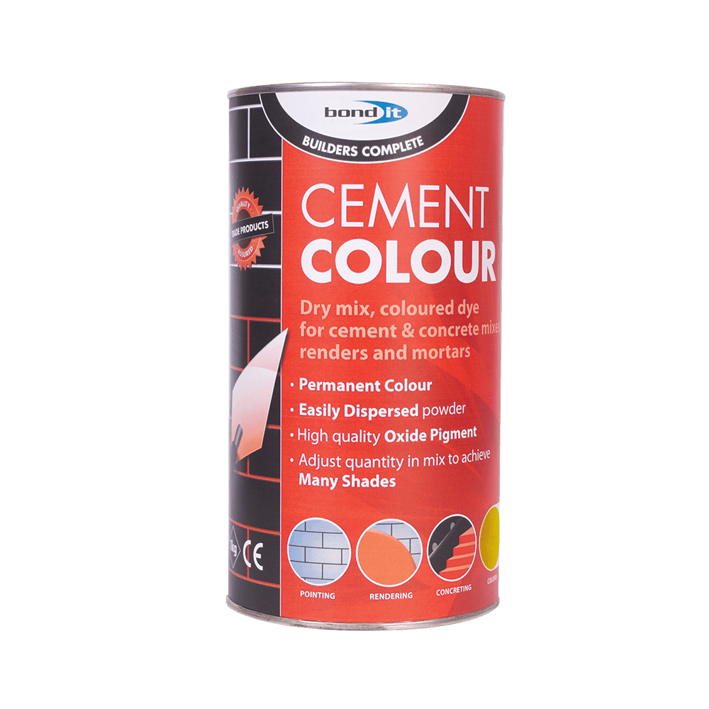 Chloride-Free Powdered Cement Dye for Easy Dispersion Bond-It