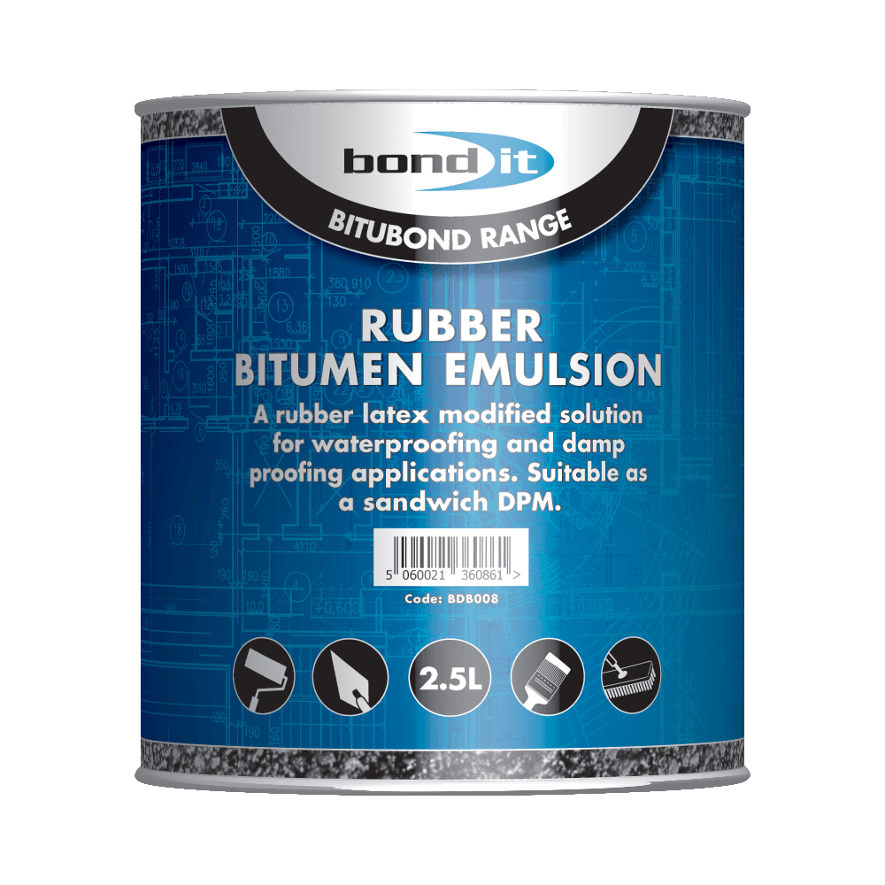 Rubber Bitumen Emulsion - Solvent-Free and Low Odour Rates Bond-It