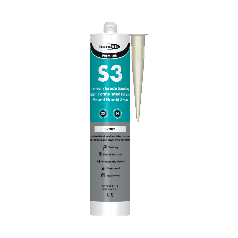 Bond-It S3 Fungal Resistant Sanitary Silicone Sealant Bond-It