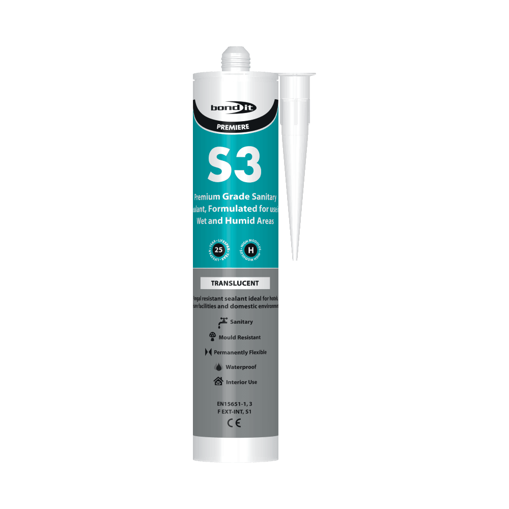 Bond-It S3 Fungal Resistant Sanitary Silicone Sealant Bond-It