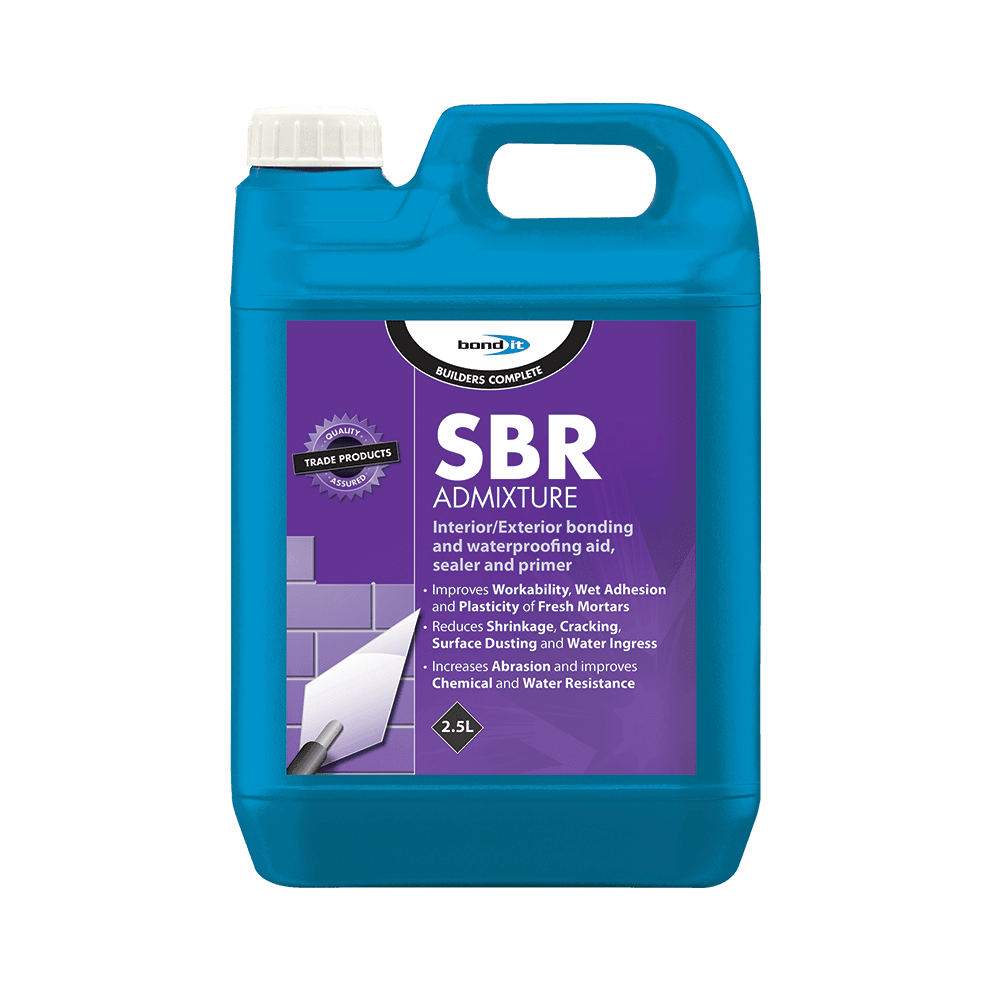 SBR Admixture for Flexibility of Cement Screeds and Mortars Bond-It