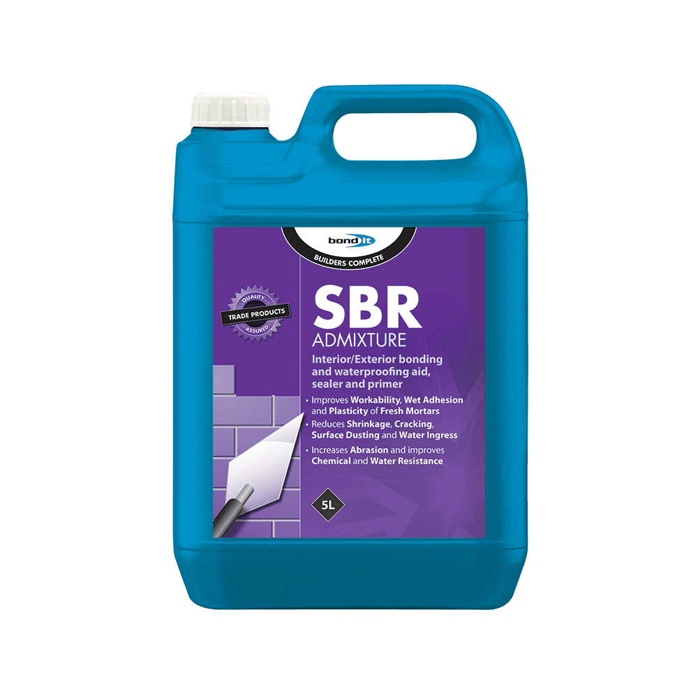 SBR Admixture for Flexibility of Cement Screeds and Mortars Bond-It