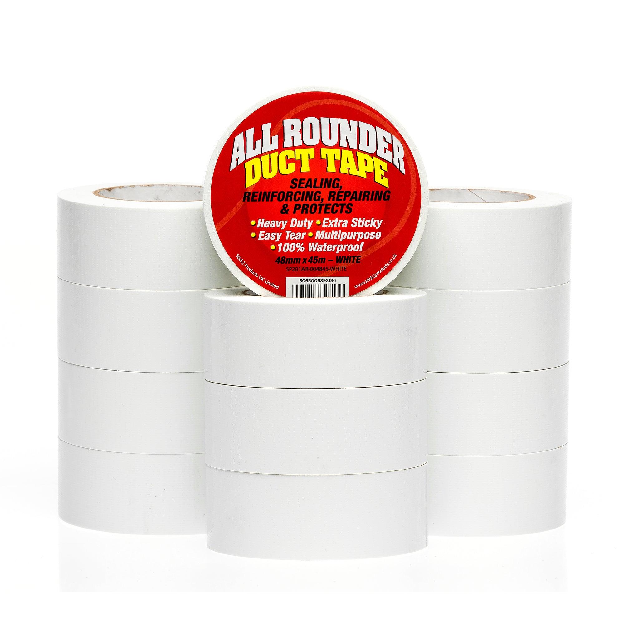 All Rounder Duct Tape - Black, Silver & White STICK2