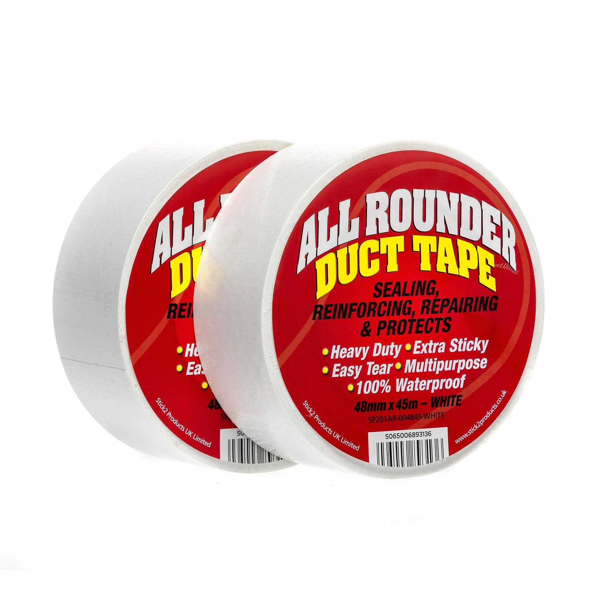 All Rounder Duct Tape - Black, Silver & White STICK2