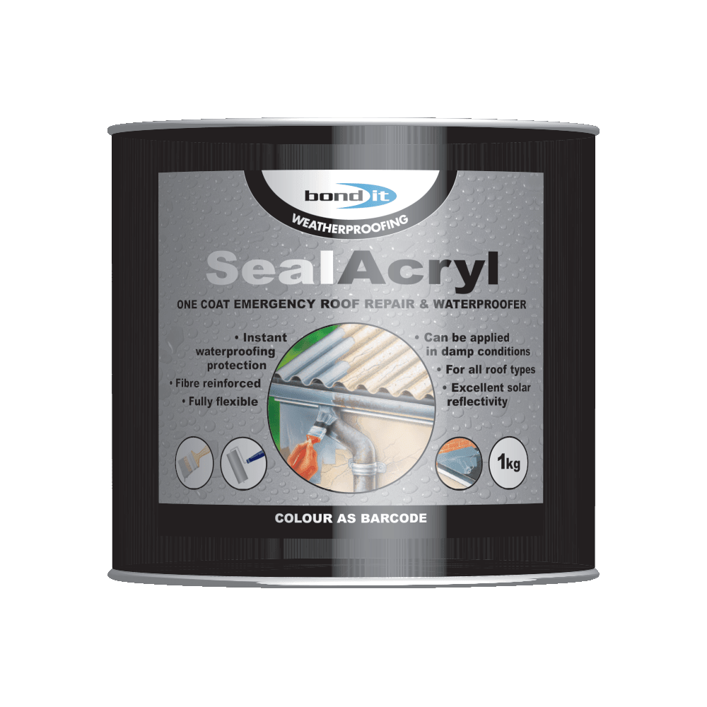 Multi-Purpose Weatherproofing Sealacryl - Roof Coating Membrane Bond-It