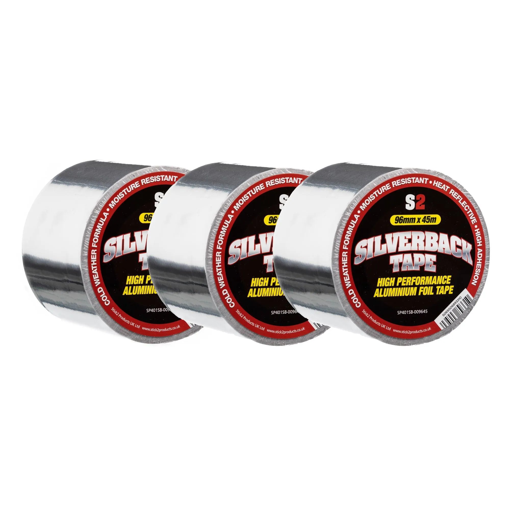 Adhesive Silverback Aluminium Foil Tape STICK2