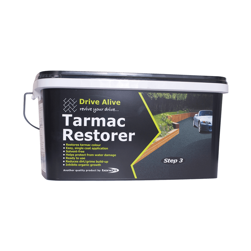 Tarmac Restorer - Water Based Coating for Drives and Pathways to Restore Colour and more Bond-It