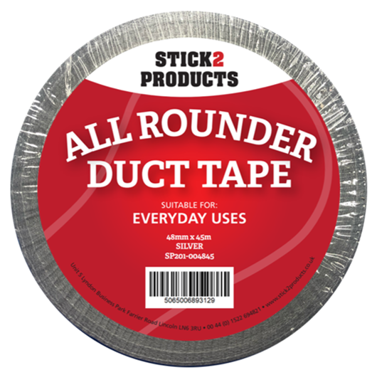 All Rounder Silver Duct Tape - Single Roll STICK2