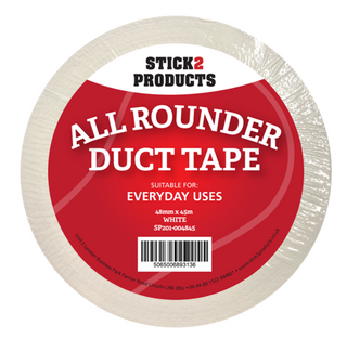 All Rounder White Duct Tape - Single Roll STICK2