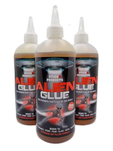 Alien Glue - Waterproof Adhesive For Wood, Glass & More - 500ml STICK2