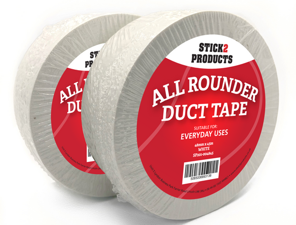 All Rounder White Duct Tape - Single Roll STICK2